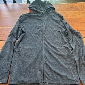 lululemon athletica Charcoal Full-Zip Hoodie size XL